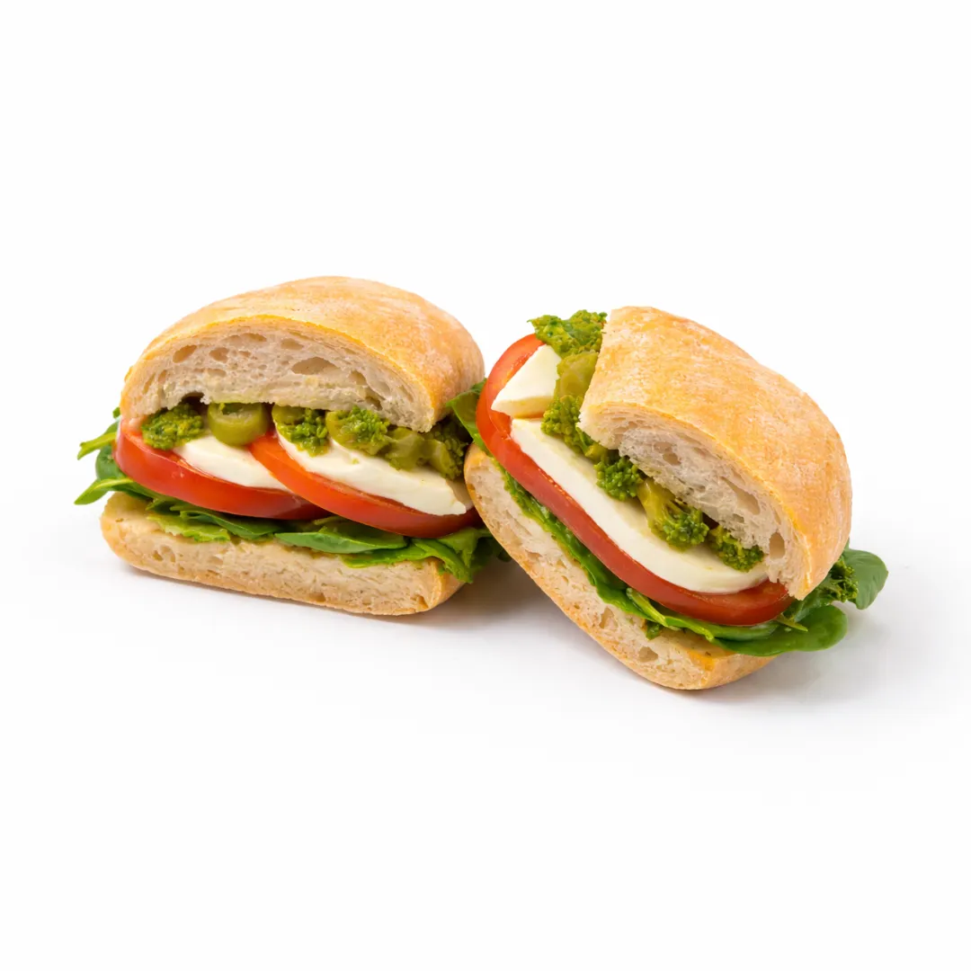 Ciabatta caprese - hover