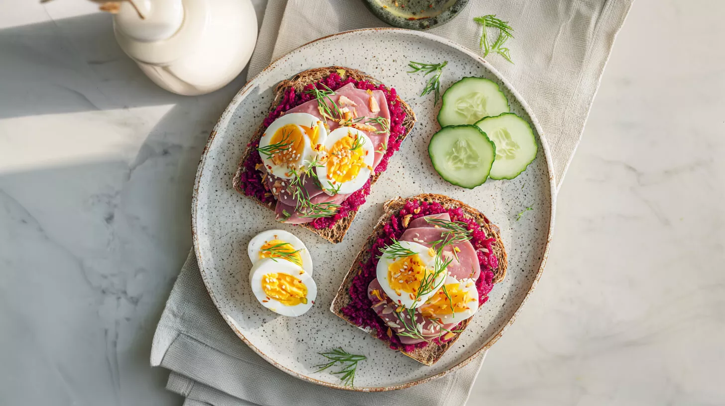 Kanapka drwala z kurczakiem pieczonym