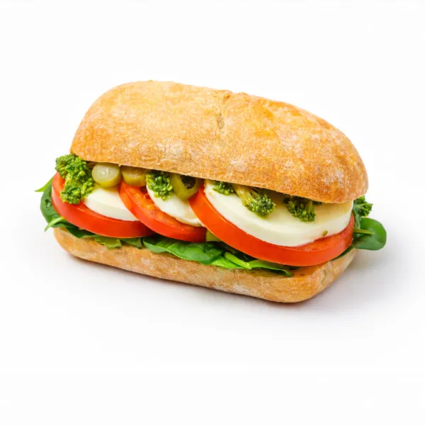 Ciabatta caprese
