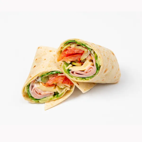 Tortilla z szynką i serem
