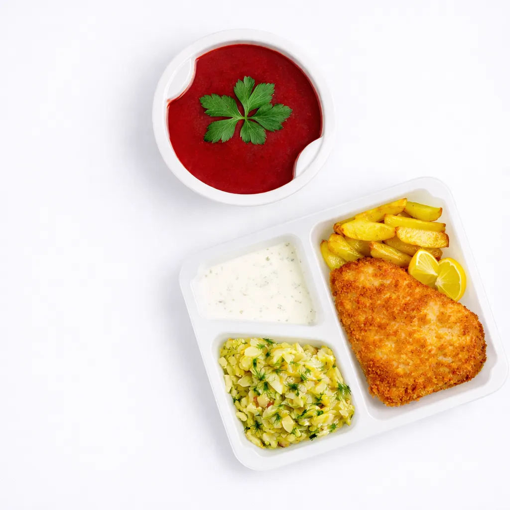 Zestaw dnia: zupa, danie głowne